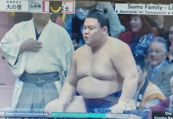 Их аварга Ооносато унаснаар Аонишикитэй адил 9 даваатай болов