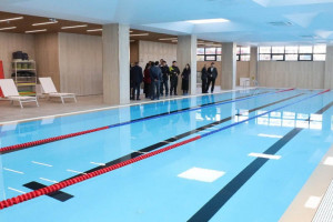 Хан-Уул дүүрэгт шинэхэн спорт цогцолбор хаалгаа нээлээ