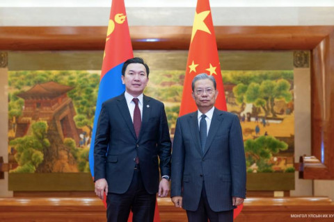 УИХ-ын дарга Н.Учрал БХАТИХ-ын Байнгын хорооны дарга Жао Лөжитэй уулзаж, хэлэлцээ хийв