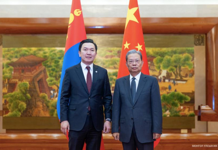 УИХ-ын дарга Н.Учрал БХАТИХ-ын Байнгын хорооны дарга Жао Лөжитэй уулзаж, хэлэлцээ хийв