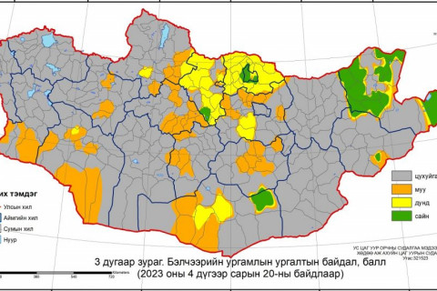 Нийт нутгийн 70 гаруй хувьд бэлчээрийн ургамал цухуйгаагүй байна