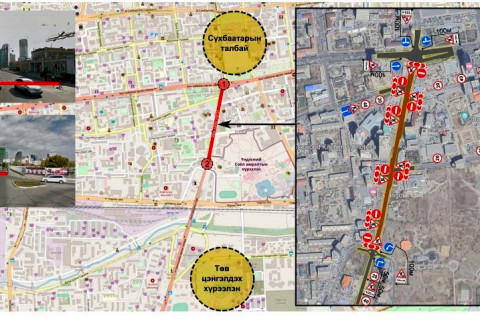 Төв шуудангийн уулзвараас Энхтайваны гүүр хүртэлх замыг хааж, хучилт хийнэ