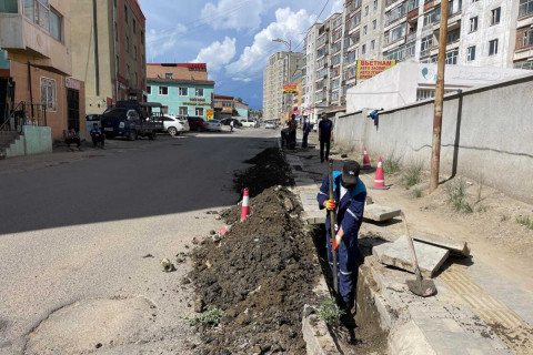 Авто зам болон хөрсний ус зайлуулах шугамд цэвэрлэгээ хийлээ