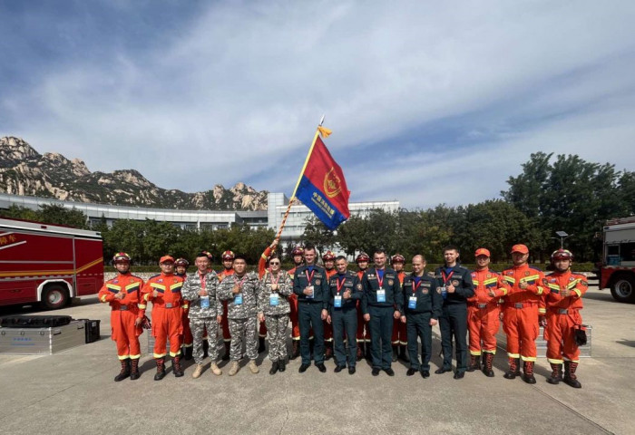 БНХАУ-д болсон газар хөдлөлтийн үеийн хариу арга хэмжээний дадлага сургуульд оролцлоо