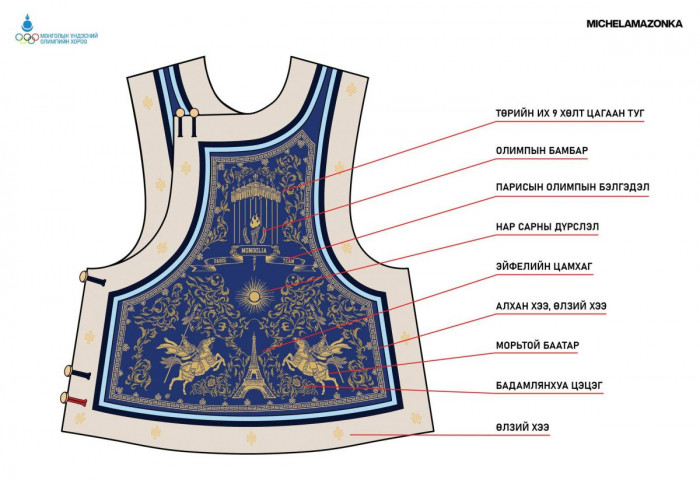 “Парис-2024” олимпын Монголын баг тамирчдын хувцсыг “MICHEL & AMAZONKA”, “MIZUNO” брэндүүд урлана
