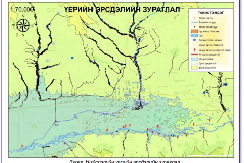 Баянзүрх, Сүхбаатар, Хан-Уул дүүргүүд үерийн хамгийн өндөр эрсдэлтэй байна
