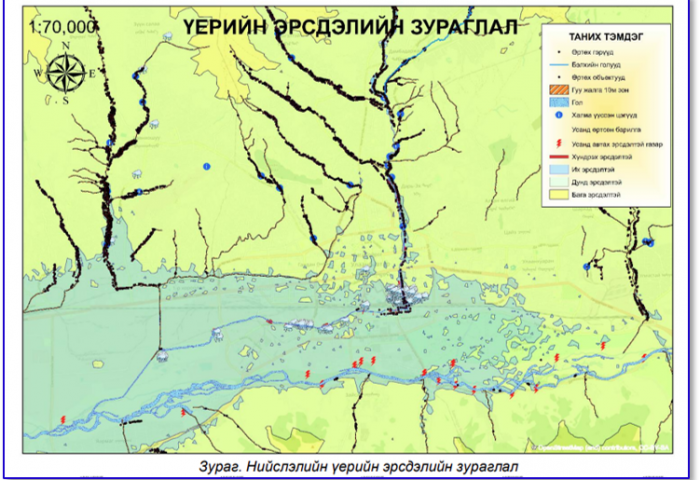 Баянзүрх, Сүхбаатар, Хан-Уул дүүргүүд үерийн хамгийн өндөр эрсдэлтэй байна