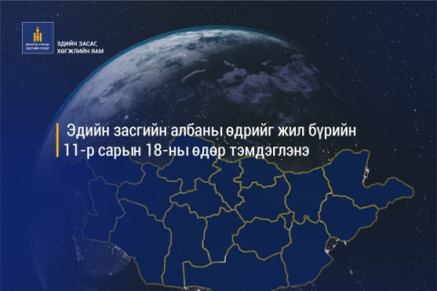 “Эдийн засгийн албаны тэмдэглэлт өдөр“-ийг жил бүрийн 11 дүгээр сарын 18-нд тэмдэглэнэ